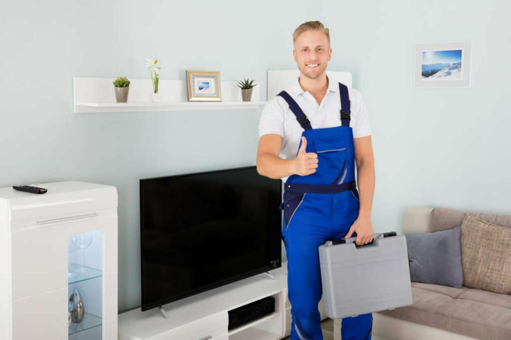 Techniker im Blaumann Techniker im Blaumann